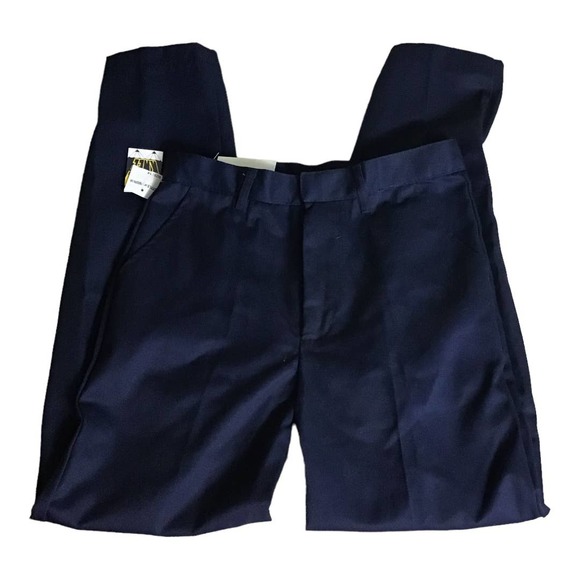 School Uniforms Boys lot of 2 Navy Blue double knee Sz. 14 NWT - Picture 1 of 5